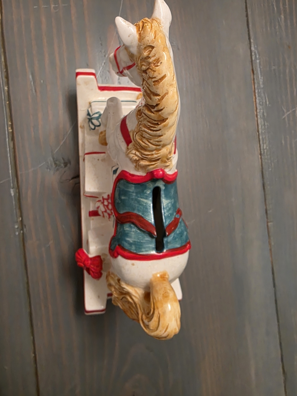 **VINTAGE** Rocking Horse Bank - Picture 3 of 3